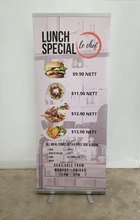 Load image into Gallery viewer, Pull Up Banner | Roll Up Banner | Standing Banner | Sample