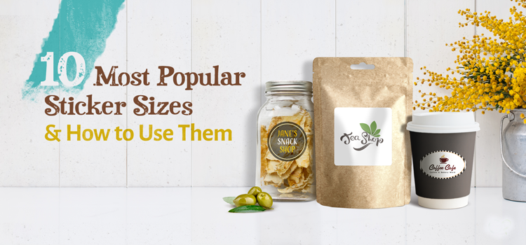 Popular Sticker Sizes & How To Use Them – Lightning Prints