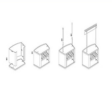 Load image into Gallery viewer, Exhibition Counter Booth | Trade Show Booth Counter | Display Counter
