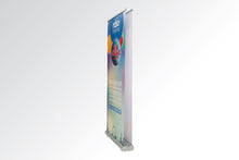 Load image into Gallery viewer, Double Sided Pull Up Banner | Roll Up Banner with design services
